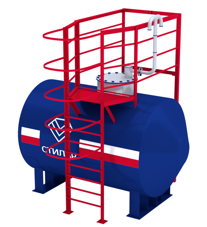 Горизонтальный резервуар РГСН для АЗС 15 м³ от завода-производителя